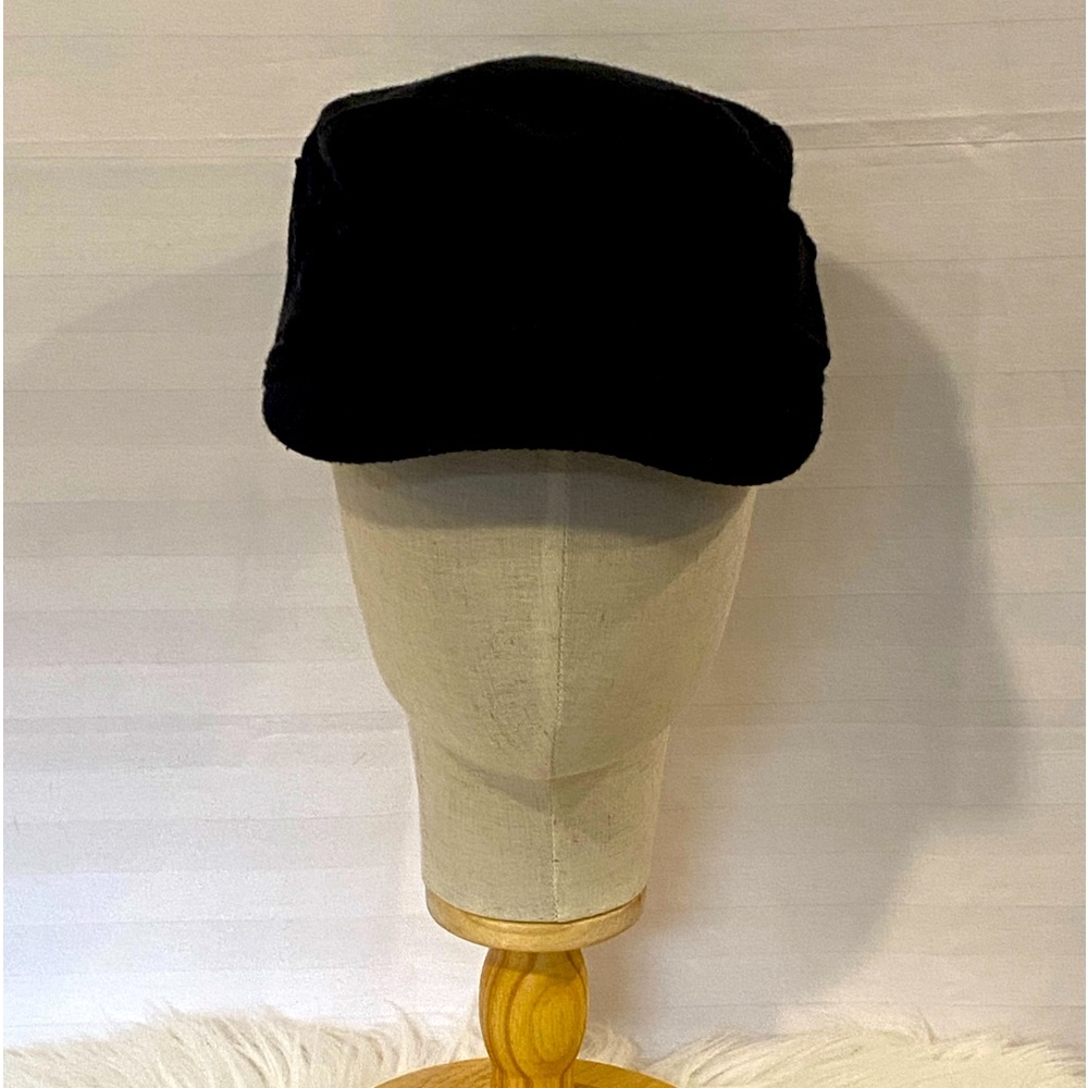 D&Y Womens Black Classic Pageboy Newsboy Baker-boy Hat Cap Preppy Poetcore
